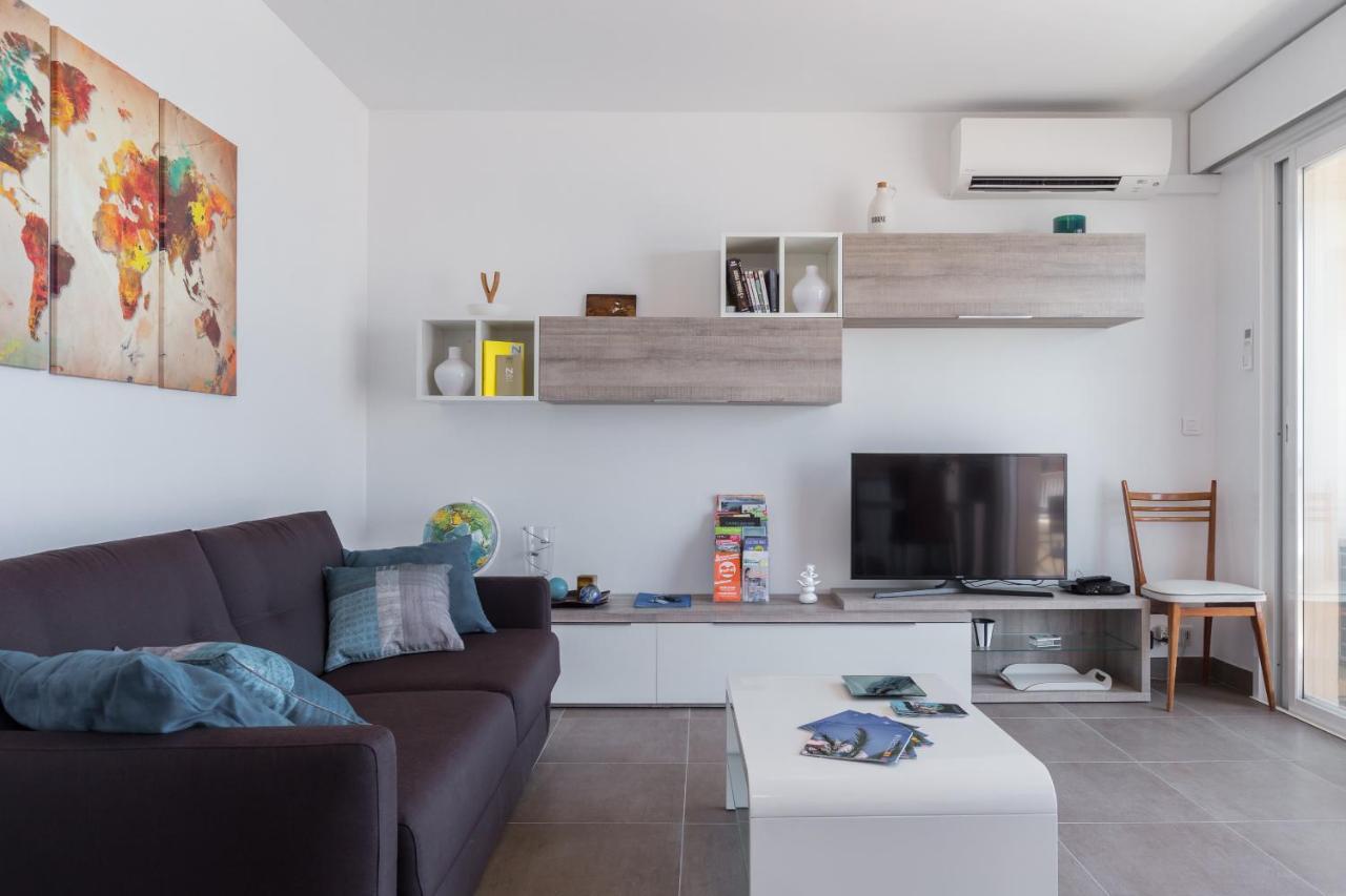 Gorgeous Apt With Terrace, Elevator, Ac, Free Parking - Le Regis Cagnes-sur-Mer Bagian luar foto