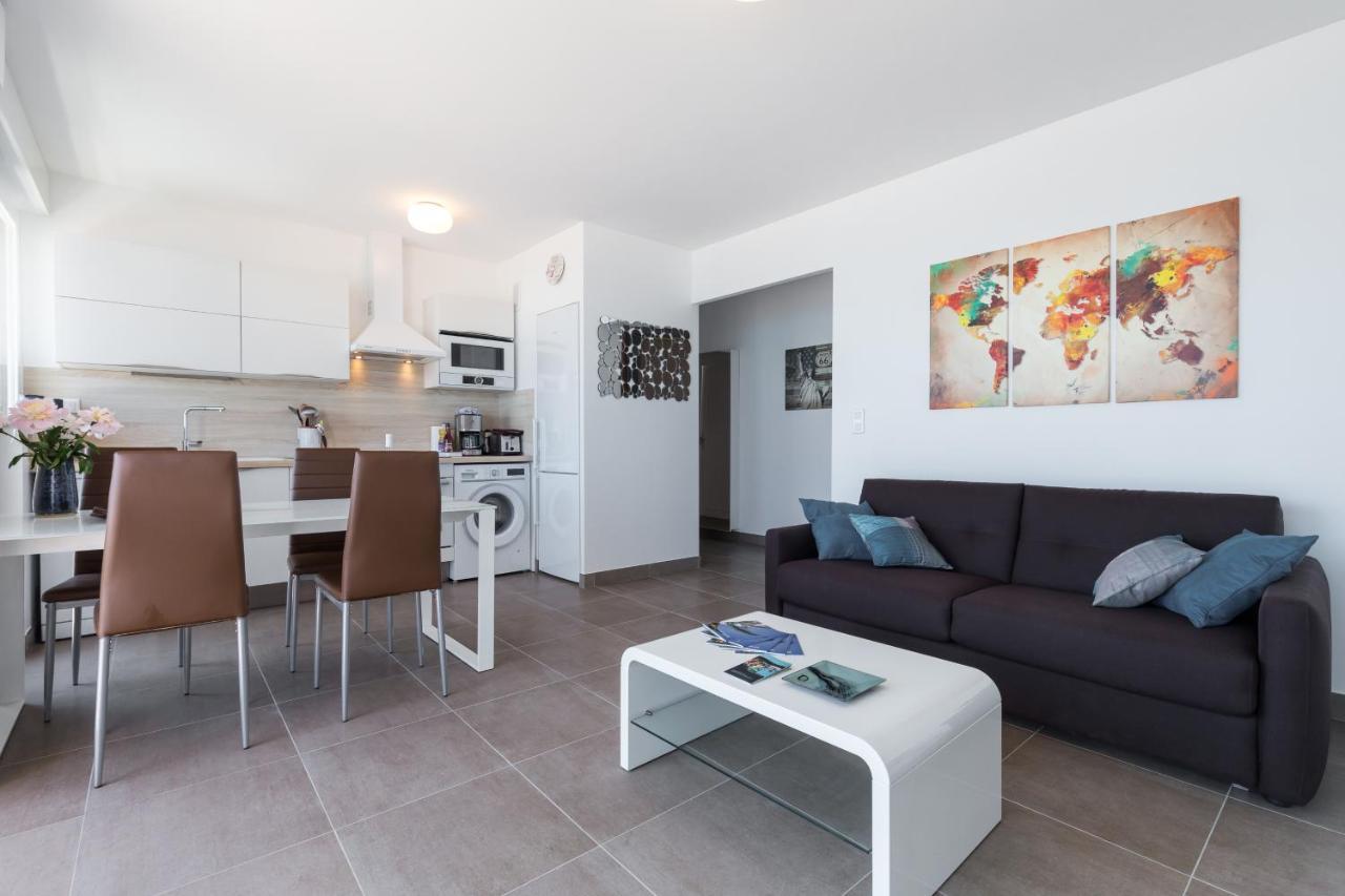 Gorgeous Apt With Terrace, Elevator, Ac, Free Parking - Le Regis Cagnes-sur-Mer Bagian luar foto